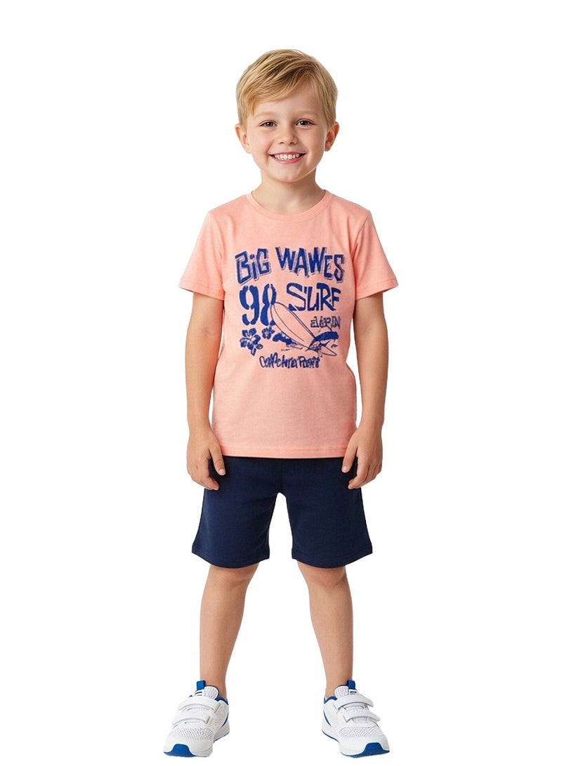 Boys T-Shirt Short Sleeve Tees Summer Children's Clothes Printed Top - Image 2